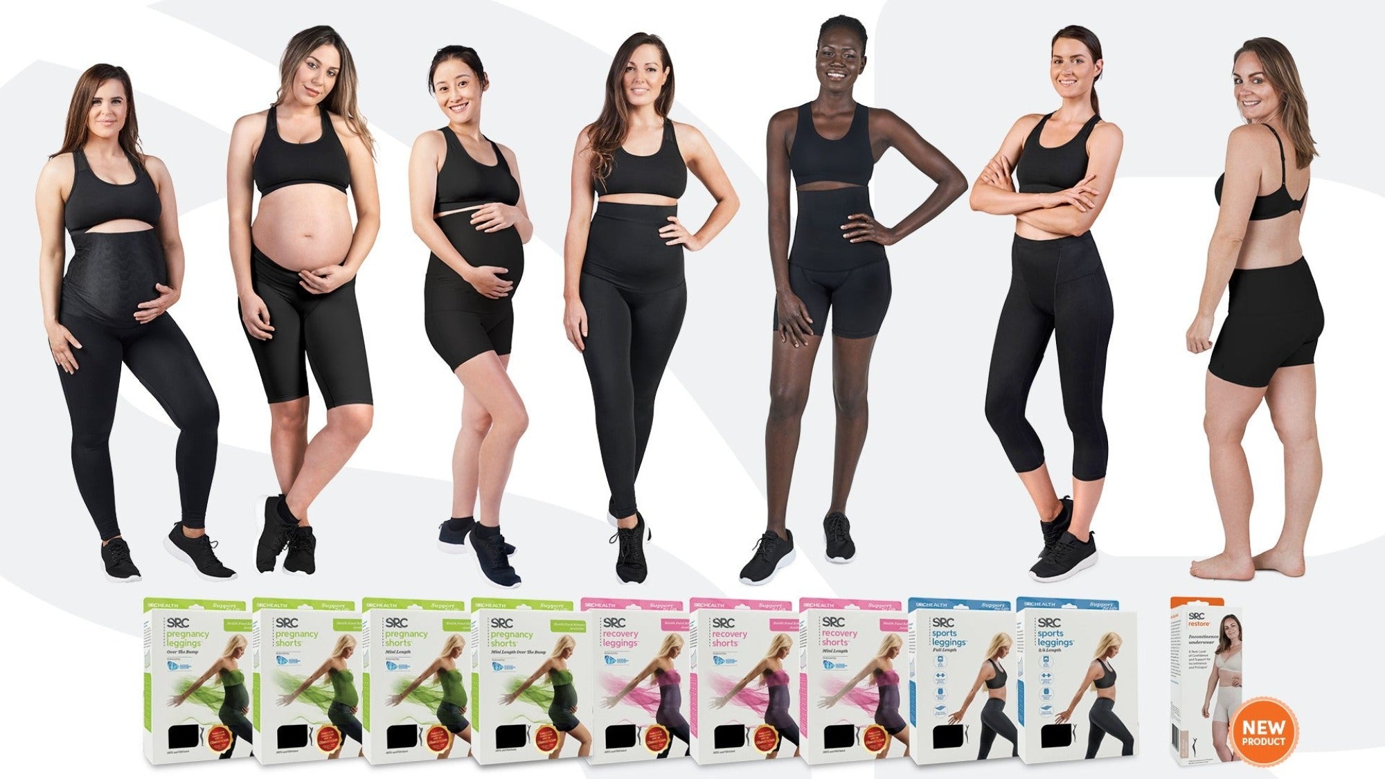 SRC Health. SRC Pregnancy, Maternity & Recovery Shorts & Leggings – Wow Baby